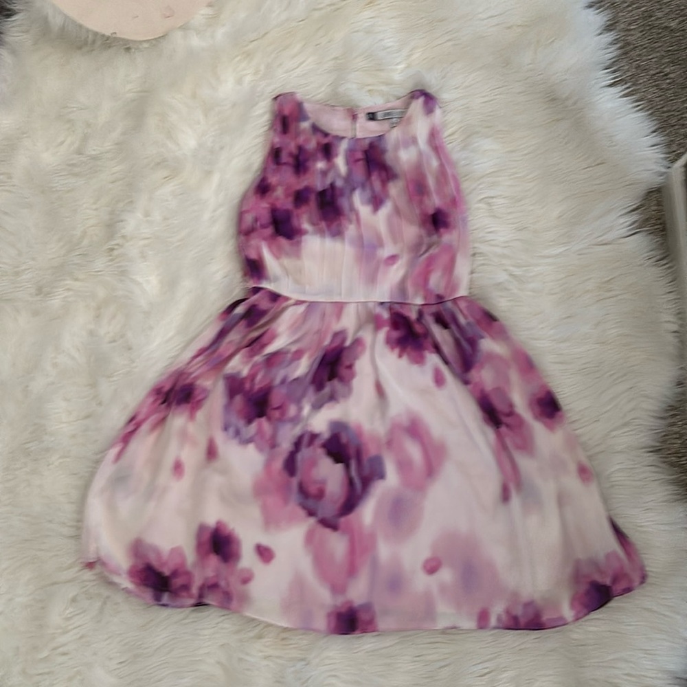 Pink and purple dress